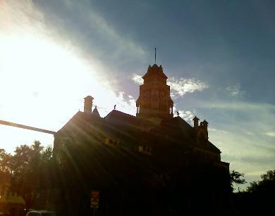Ellis County Courthouse Shadows