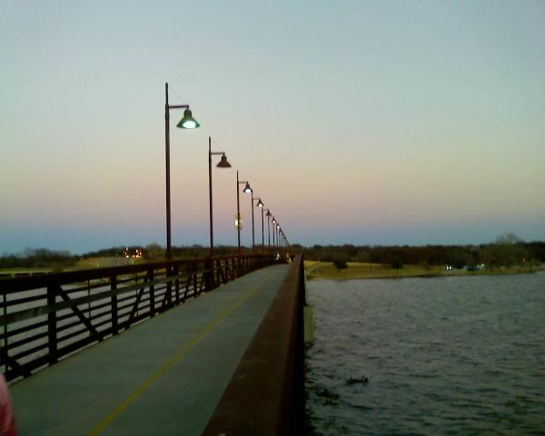 East Across the Bridge, White Rock Lake, Dallas, Texas