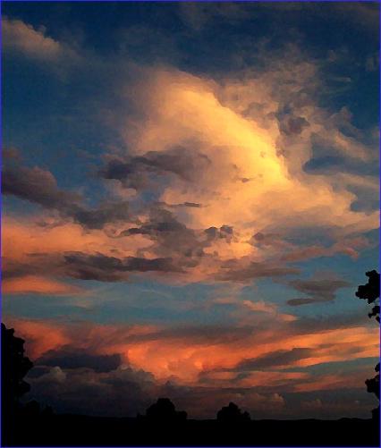 Ruidoso Sunset, by John Cunyus